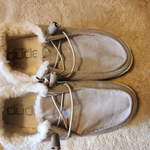 sherpa lined hey dudes men's